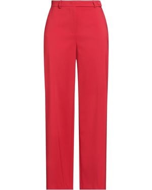 Cristinaeffe Trousers Polyester, Elastane - Red