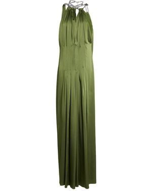 Lanvin Maxi Dress Acetate, Viscose - Green