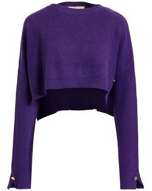 White Wise Jumpers - Purple