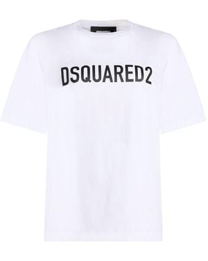 DSquared² T-Shirt Cotton - White