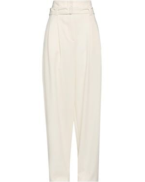 SOLOTRE Pants Polyester, Virgin Wool, Elastane - White