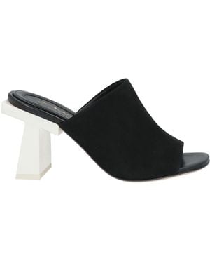 Tory Burch Sandals Leather - Black
