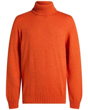 Scaglione Rollkragenpullover - Orange