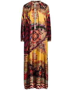 Pierre Louis Mascia Maxi Dress Silk - Orange