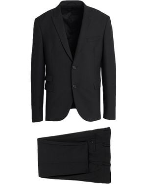 Neil Barrett Suit Polyester, Virgin Wool, Elastane - Black