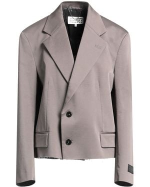 MM6 by Maison Martin Margiela Blazer Cotton, Elastane - Brown