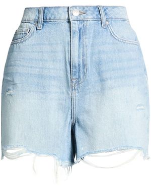 Pieces Denim Shorts Cotton - Blue
