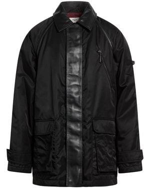 Bally Coat Recycled Nylon, Lambskin - Black