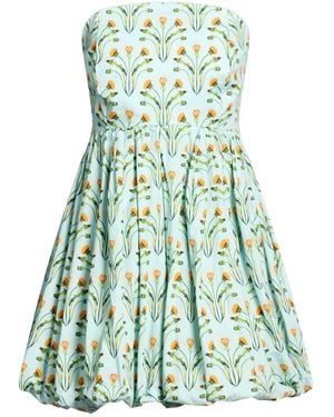 Agua Bendita Mini Dress Cotton - Green