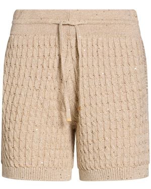 Eleventy Shorts & Bermuda Shorts Cotton, Linen, Polyester - Natural