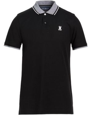 Psycho Bunny Polo Shirt Pima Cotton - Black