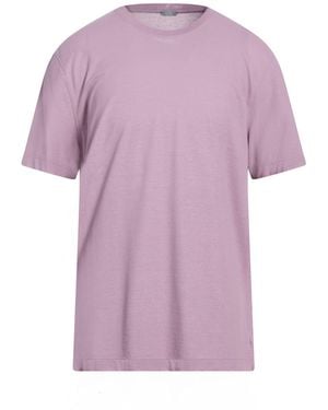 Zanone By Slowear Mauve T-Shirt Cotton - Purple