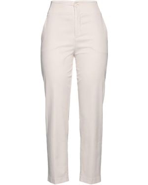 European Culture Pants Modal, Cotton, Elastane - White