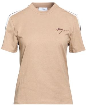 Ferragamo Taupe T-Shirt Cotton - Natural