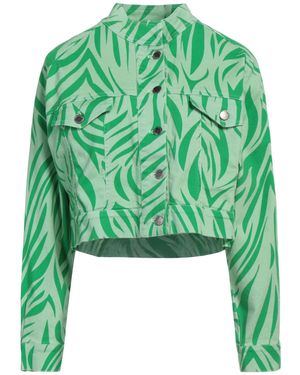 DEPENDANCE Denim Outerwear Cotton, Elastane - Green