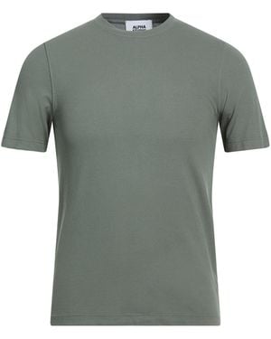 Alpha Studio T-Shirt Cotton, Elastane - Green
