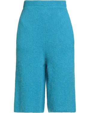JW Anderson Shorts & Bermuda Shorts Acrylic, Polyamide, Mohair Wool, Wool - Blue