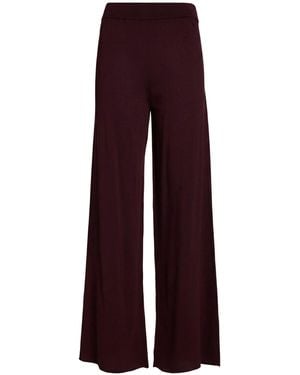 Soallure Pants Acrylic, Cotton, Viscose, Wool - Purple