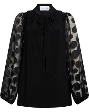 Joseph Ribkoff Top Polyester, Elastane - Black