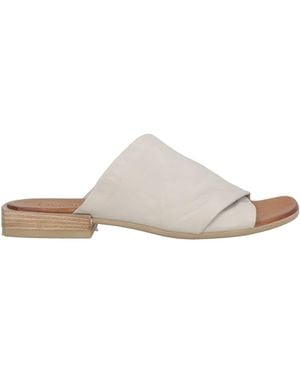 BUENO Light Sandals Leather - White