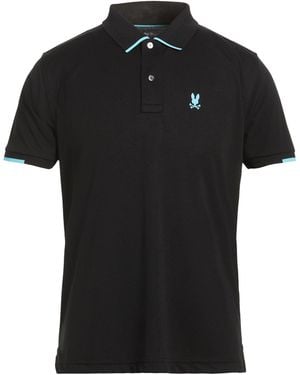 Psycho Bunny Polo Shirt Polyester - Black