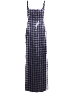 16Arlington Maxi Dress Polyester - Blue