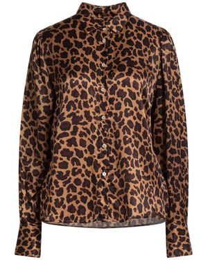 Robert Friedman Camel Shirt Viscose, Silk - Brown