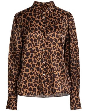 Robert Friedman Camel Shirt Viscose, Silk - Brown