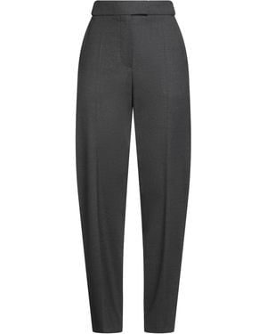パンツ BRUNELLO CUCINELLI Woman Pants Charcoal MD565EP799 C6412 BRUNELLO CUCINELLI Cotton wide-leg pants | THE OUTNET