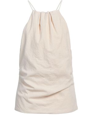 Nanushka Top Cotton - Natural