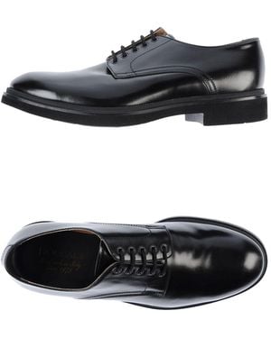 Doucal's Lace-Up Shoes Soft Leather - Black