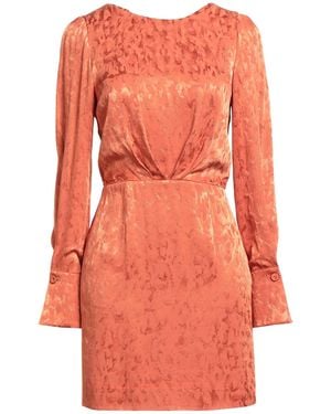 Nenette Rust Mini Dress Viscose - Pink