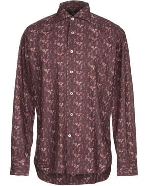 Alessandro Gherardi Shirt Cotton - Purple