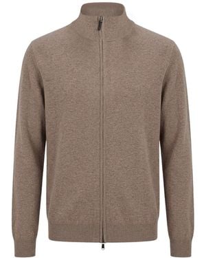 Kangra Cardigan Wool, Cashmere - Brown