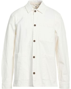Anerkjendt Ivory Shirt Cotton, Elastane - White