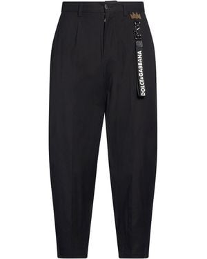Dolce & Gabbana Pants Cotton, Polyamide, Elastane - Blue