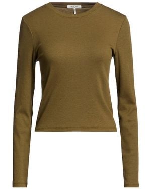 Rag & Bone Military T-Shirt Cotton, Modal, Elastane - Green