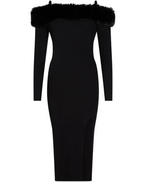No Secrets Midi Dress - Black