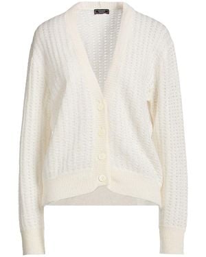 Peserico Ivory Cardigan Polyamide, Alpaca Wool, Virgin Wool - White