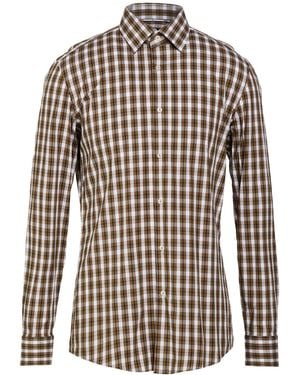 BOSS Khaki Shirt Cotton, Elastane - White