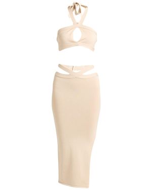 Gaelle Paris Co-Ord Viscose, Polyester - White