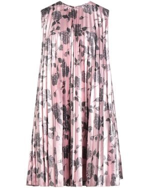 RED Valentino Mini Dress Metallic Fiber, Polyamide - Pink