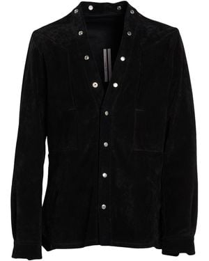 Rick Owens Jacket Calfskin - Black