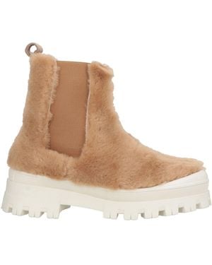 Ras Ankle Boots - Natural