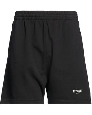 Represent Shorts & Bermuda Shorts Cotton - Black