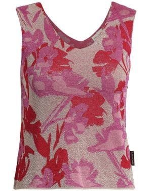 ALESSIA SANTI Top Viscose, Metallic Fibre, Polyamide - Red