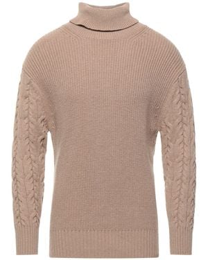 Ballantyne Camel Turtleneck Cashmere - Natural