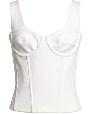 Wardrobe NYC Top Viscose, Polyamide, Elastane - White