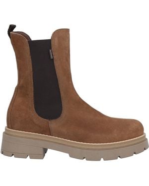 Nero Giardini Camel Ankle Boots Leather - Brown
