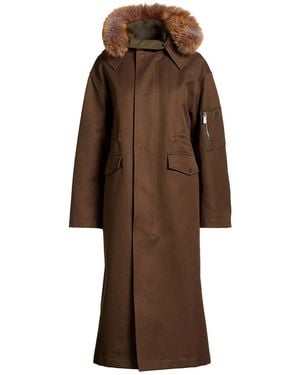 Burberry Overcoat & Trench Coat - Brown
